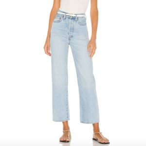 Levi's Ribcage Straight Ankle Women's Jeans Tango Blue - 25 x 29